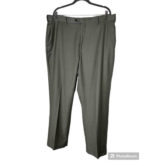 Croft & Barrow Men's Dress Pants Size 40 x 30 in Gray - Picture 1 of 5